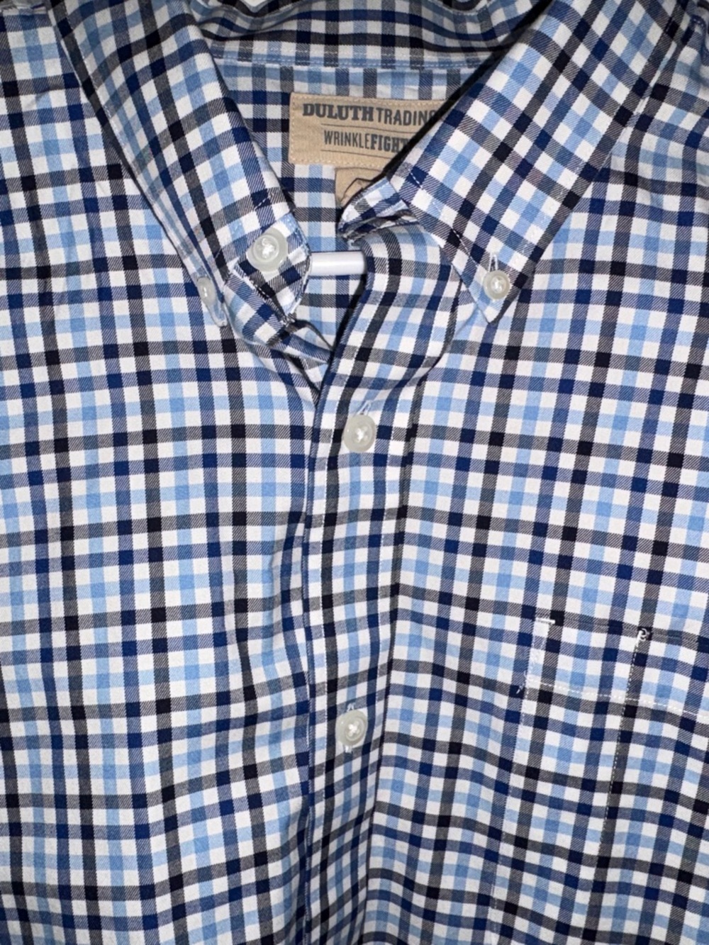 NWOT Dululth Trading Co. wrinklefighter relaxed shirt sz XL 92105